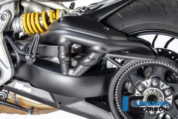 Carbon Fiber Swingarm Cover by Ilmberger Carbon