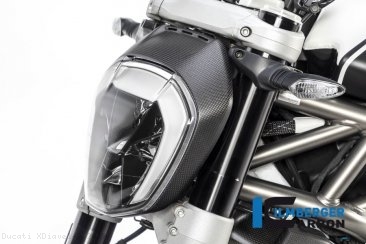 Carbon Fiber Headlight Outer Ring by Ilmberger Carbon Ducati / XDiavel S / 2017