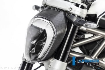 Carbon Fiber Headlight Outer Ring by Ilmberger Carbon Ducati / XDiavel S / 2018