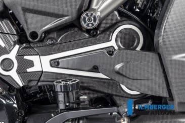 Carbon Fiber Cam Belt Covers with Chrome by Ilmberger Carbon Ducati / XDiavel / 2020