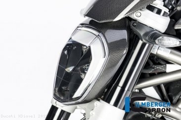 Carbon Fiber Headlight Outer Ring by Ilmberger Carbon Ducati / XDiavel / 2019