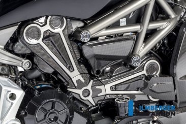 Carbon Fiber Cam Belt Covers with Chrome by Ilmberger Carbon Ducati / XDiavel / 2018