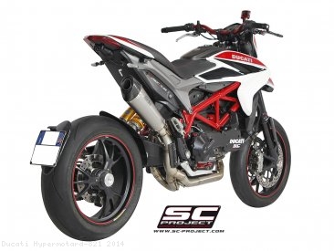 Conic High Mount Full System Exhaust SC-Project Ducati / Hypermotard 821 / 2014