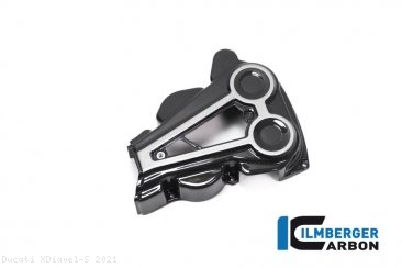 Carbon Fiber Cam Belt Covers with Chrome by Ilmberger Carbon Ducati / XDiavel S / 2021