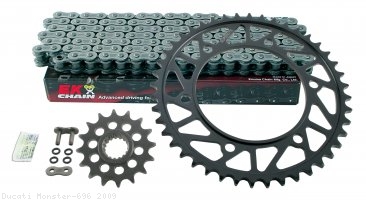 Superlite RS7 Series 520 Conversion Steel Sprocket & Chain Kit Ducati / Monster 696 / 2009