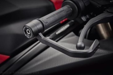Brake Lever Guard Bar End Kit by Evotech Performance Aprilia / RSV4 Factory / 2011