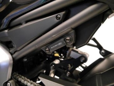 Exhaust Hanger Bracket with Passenger Peg Blockoff by Evotech Performance Kawasaki / Z900 / 2018
