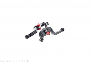 Shorty Brake And Clutch Lever Set by Evotech Ducati / Monster 696 / 2011