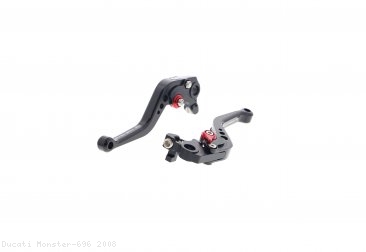 Shorty Brake And Clutch Lever Set by Evotech Ducati / Monster 696 / 2008