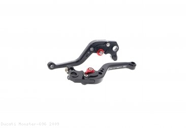 Shorty Brake And Clutch Lever Set by Evotech Ducati / Monster 696 / 2009