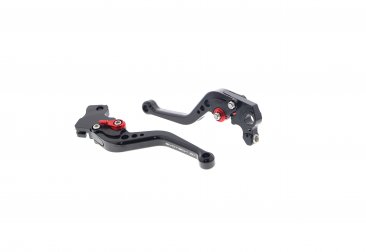 Shorty Length Folding Brake And Clutch Lever Set by Evotech Performance