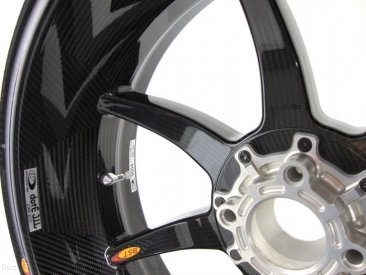 7 Spoke Carbon Fiber Wheel Set By BST Ducati / Streetfighter 1098 S / 2010