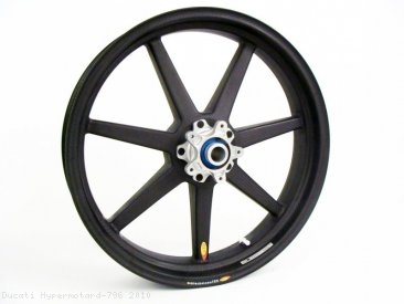 7 Spoke Carbon Fiber Wheel Set by BST Ducati / Hypermotard 796 / 2010