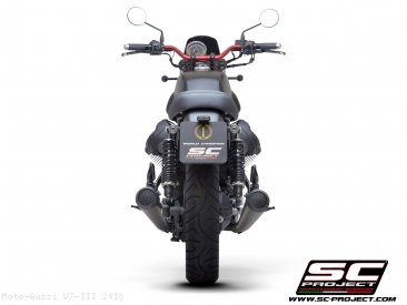 Conic "70s Style" Exhaust by SC-Project Moto Guzzi / V7 III / 2018