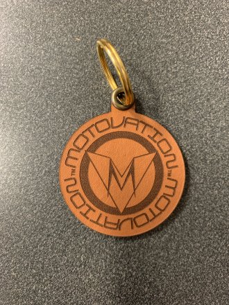 Limited Edition Roundel Leather Keychain by Motovation