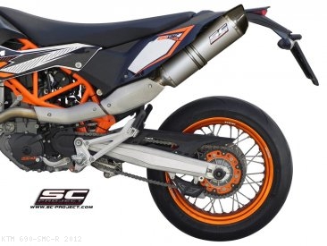 Oval Exhaust by SC-Project KTM / 690 SMC R / 2012