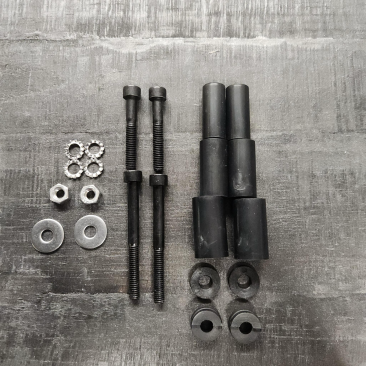 Open Box Rizoma Rounded Handlebar Caps / Bar Ends