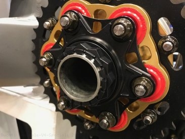 6 Hole Rear Sprocket Cover Flange by Superlite Ducati / Panigale V4 Speciale / 2018