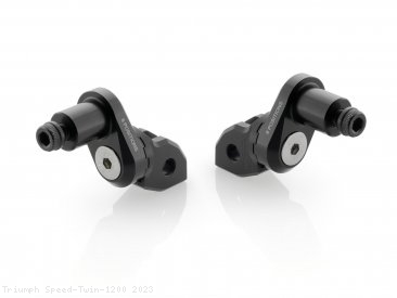 Eccentric Adjustable Footpeg Adapters by Rizoma Triumph / Speed Twin 1200 / 2023