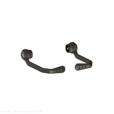Brake and Clutch Lever Guard Set by Evotech Performance Triumph / Speed Triple S / 2018