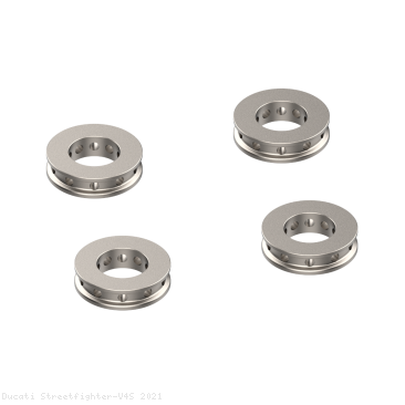 Titanium Front Brake Caliper Spacer Set by Evotech Performance Ducati / Streetfighter V4S / 2021