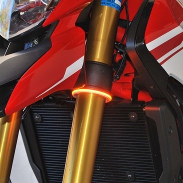 RAGE360 Wrap Around Fork LED Turn Signals by NRC Universal