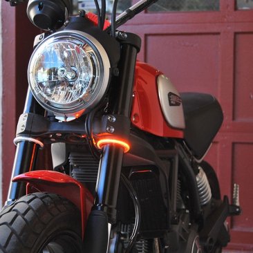 RAGE360 Wrap Around Fork LED Turn Signals by NRC