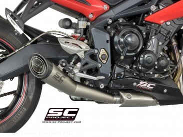 Conic Exhaust by SC-Project Triumph / Street Triple RX / 2017