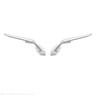 Open Box "STEALTH" Sport Mount Style Winglet Mirror Set by Rizoma BMW / S1000RR M Package / 2021