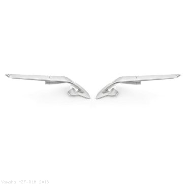 Open Box "STEALTH" Sport Mount Style Winglet Mirror Set by Rizoma Yamaha / YZF-R1M / 2018
