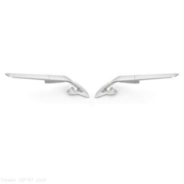 Open Box "STEALTH" Sport Mount Style Winglet Mirror Set by Rizoma Yamaha / YZF-R7 / 2024