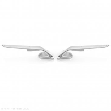Open Box "STEALTH" Sport Mount Style Winglet Mirror Set by Rizoma Yamaha / YZF-R1M / 2022