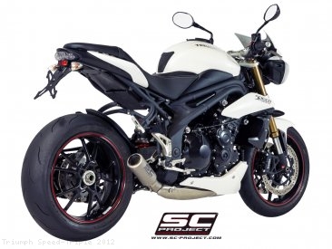 CR-T Exhaust by SC-Project Triumph / Speed Triple / 2012