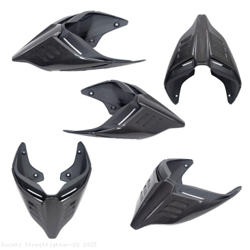 Carbon Fiber Solo Seat by Ilmberger Carbon Ducati / Streetfighter V2 / 2025