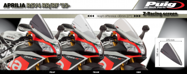 Z-RACING Windscreen by PUIG Aprilia / RSV4 RR / 2016