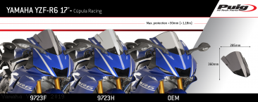 Z-RACING Windscreen by PUIG Yamaha / YZF-R6 / 2019