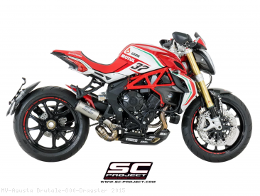 CR-T Exhaust by SC-Project MV Agusta / Brutale 800 Dragster / 2015