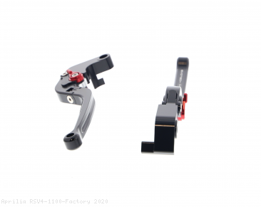 Standard Length Folding Brake And Clutch Lever Set by Evotech Aprilia / RSV4 1100 Factory / 2020