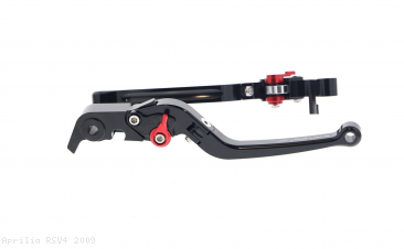 Standard Length Folding Brake And Clutch Lever Set by Evotech Aprilia / RSV4 / 2009