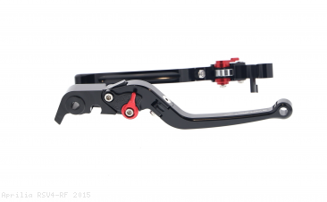 Standard Length Folding Brake And Clutch Lever Set by Evotech Aprilia / RSV4 RF / 2015