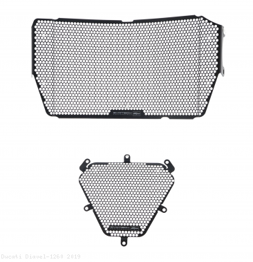 Radiator and Oil Cooler Guard by Evotech Performance Ducati / Diavel 1260 / 2019