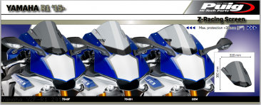 Z-RACING Windscreen by Puig Yamaha / YZF-R1 / 2015