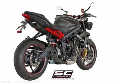 Conic Exhaust by SC-Project Triumph / Street Triple / 2014