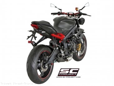 Conic Exhaust by SC-Project Triumph / Street Triple / 2014