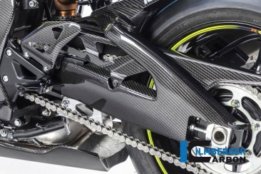 Carbon Fiber Left Side Swingarm Cover by Ilmberger Carbon