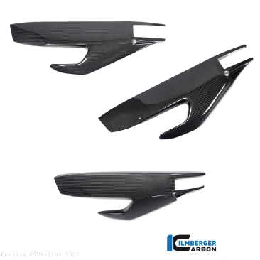 Carbon Fiber Swingarm Cover by Ilmberger Carbon Aprilia / RSV4 1100 / 2022