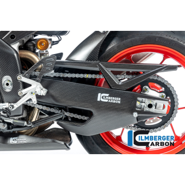 Carbon Fiber Swingarm Cover by Ilmberger Carbon