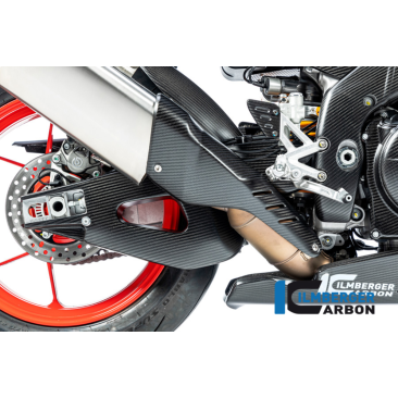 Carbon Fiber Swingarm Cover by Ilmberger Carbon