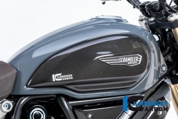 Carbon Fiber Tank Side Panel by Ilmberger Carbon Ducati / Scrambler 1100 Special / 2018