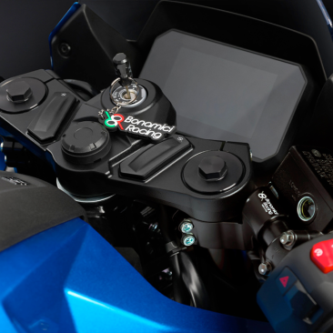 Billet Aluminum Top Triple Clamp Caps by Bonamici